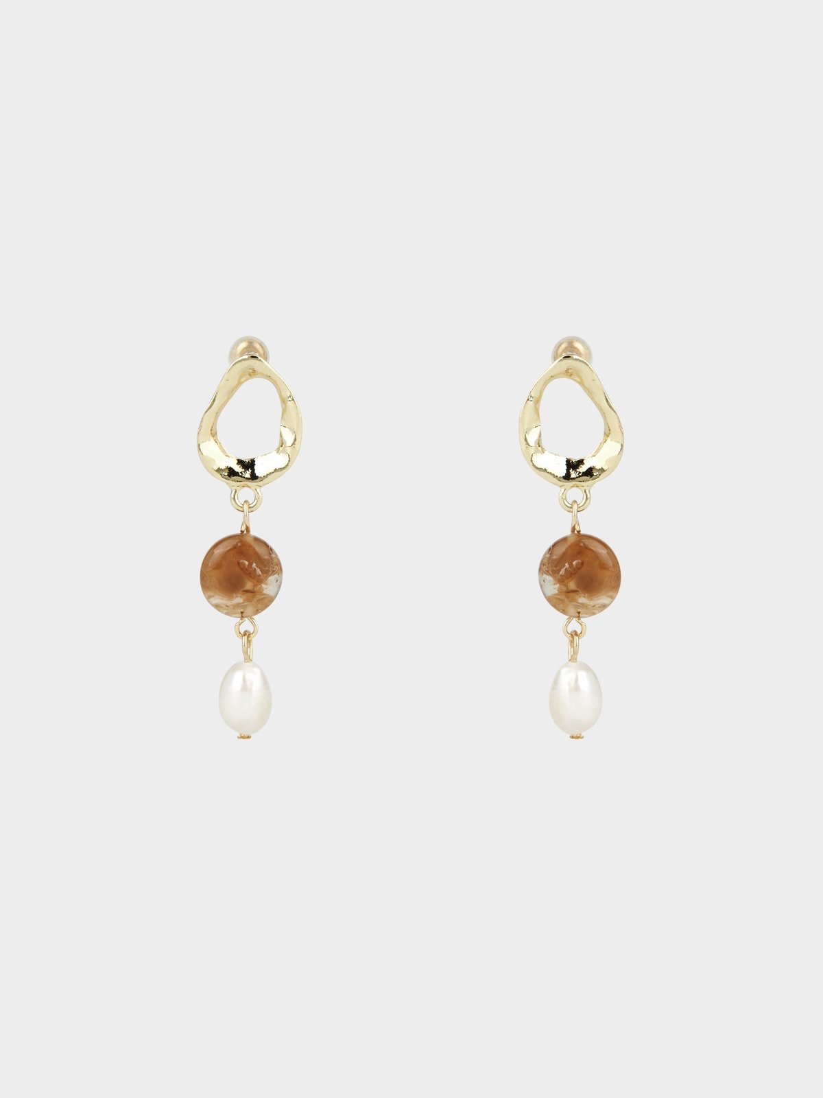 Gemstone discount drop earrings