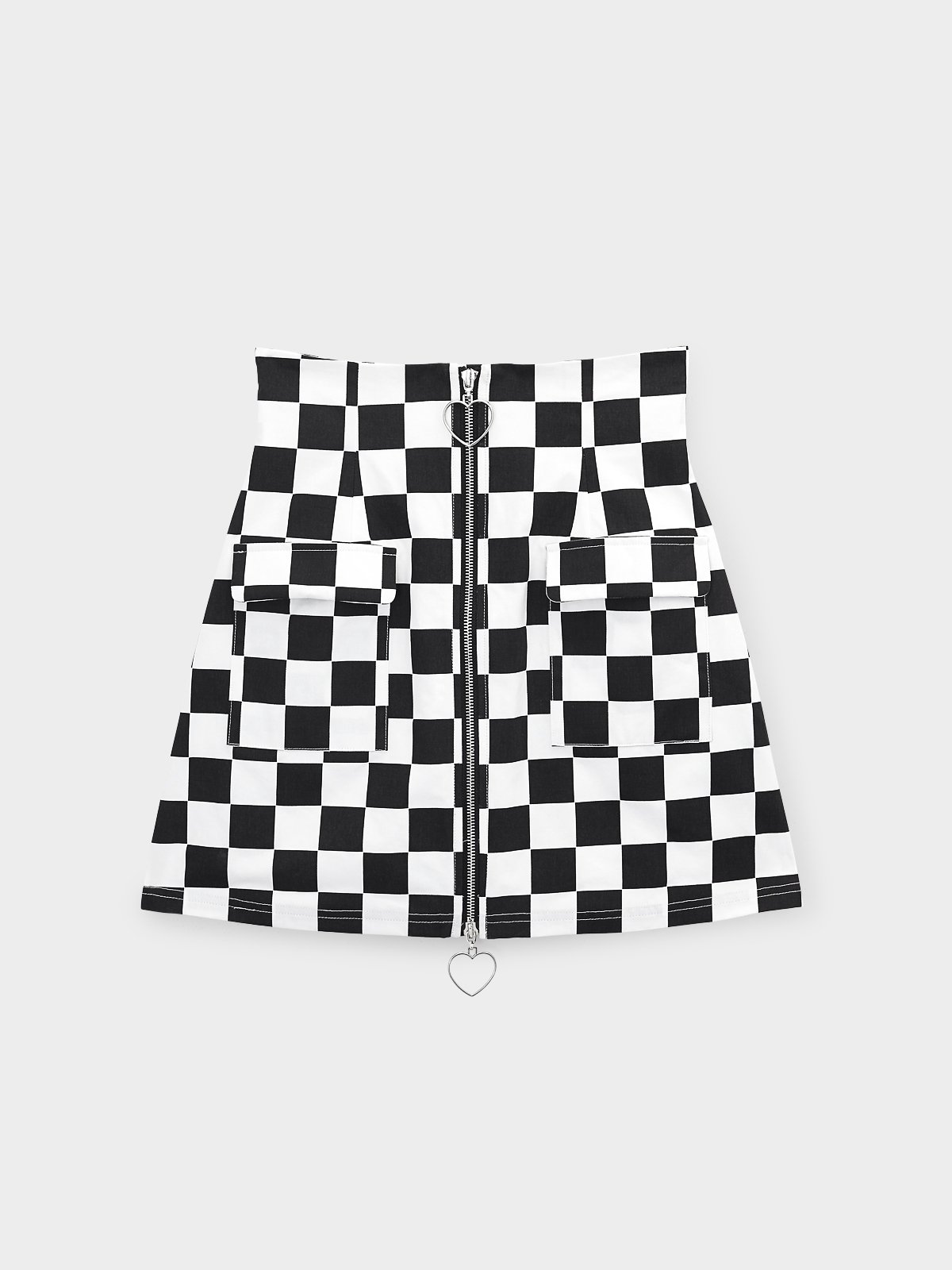 Black and white hotsell checkered skirt emoji