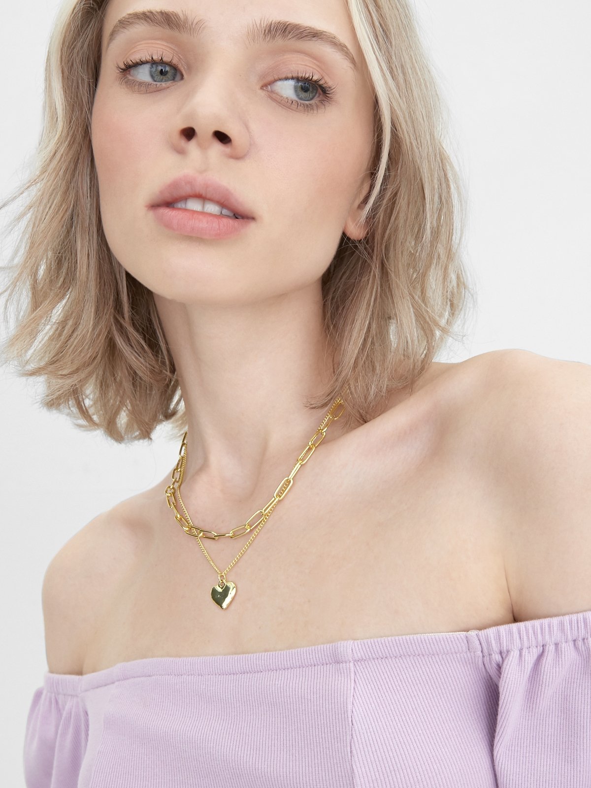 Gold on sale fashion necklace