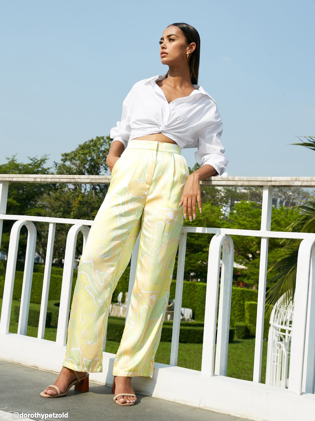 Green straight leg pants 2025