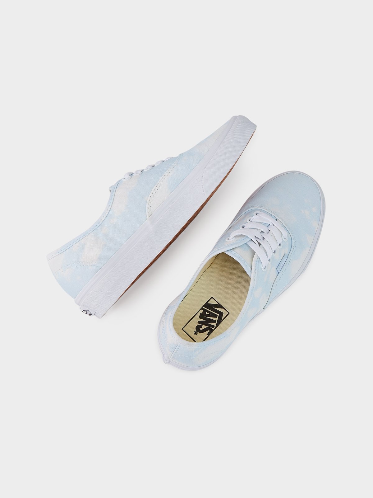 Bleach Wash UA Authentic Slip-On Baby Blue Pomelo Fashion