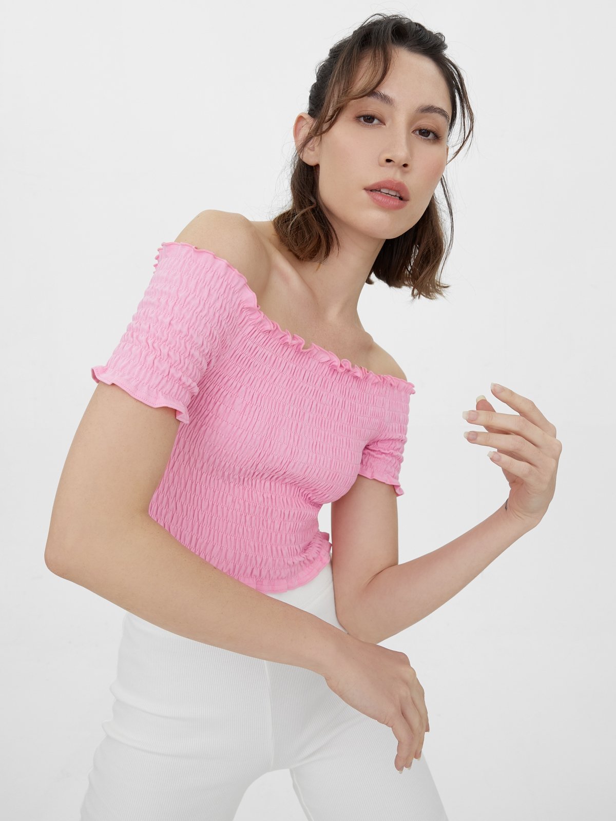 Zara cold new arrivals shoulder top