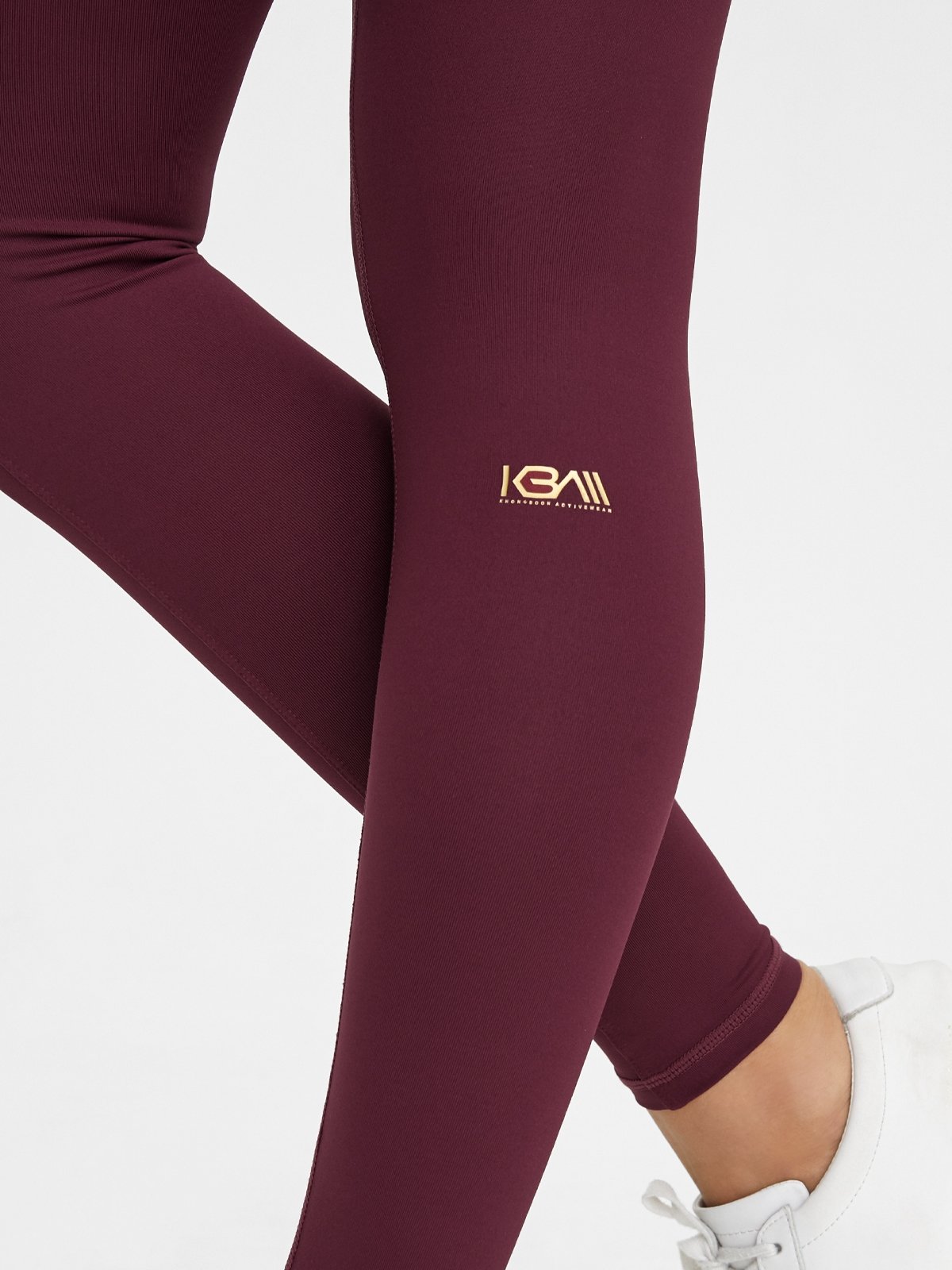 Love Me Tender High Waisted Leggings Burgundy Pomelo Fashion