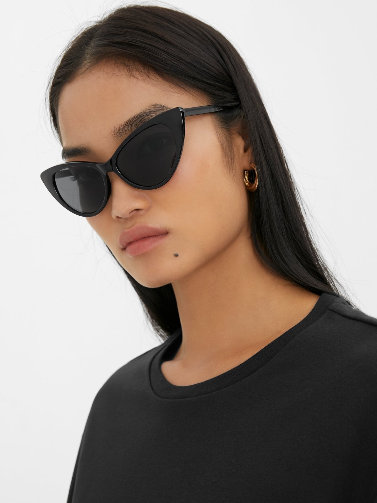 Cat eye sunglasses matte clearance