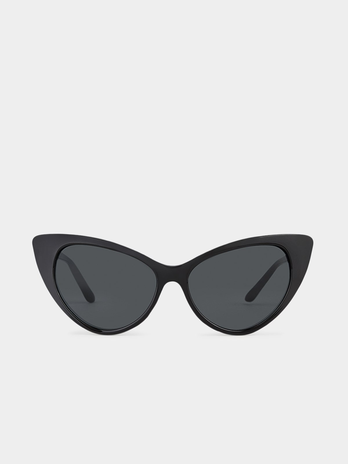 Matte black cat eye sunglasses cheap