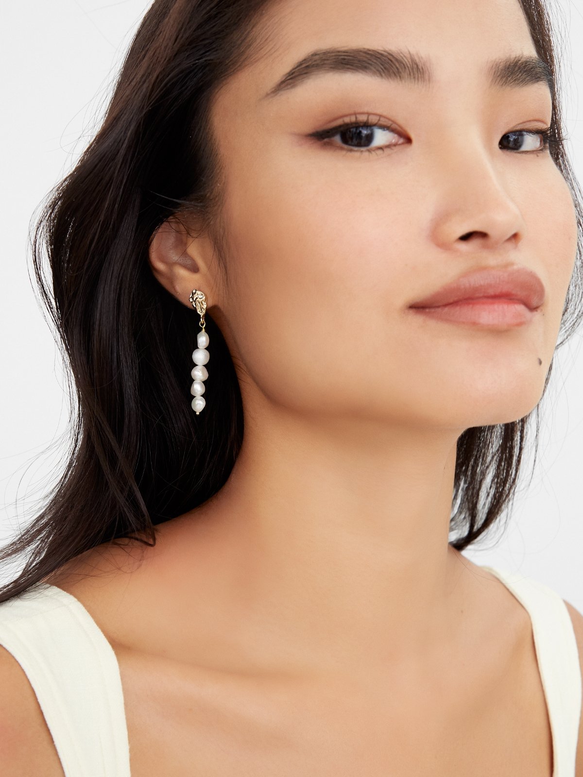 Pearl Drop Earrings Pearl Pomelo Fashion