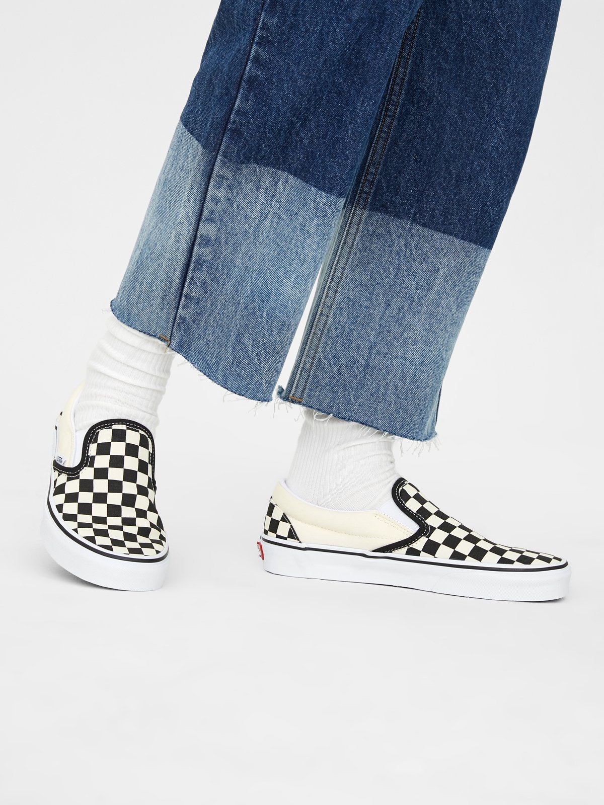 Grey white checkered vans new arrivals