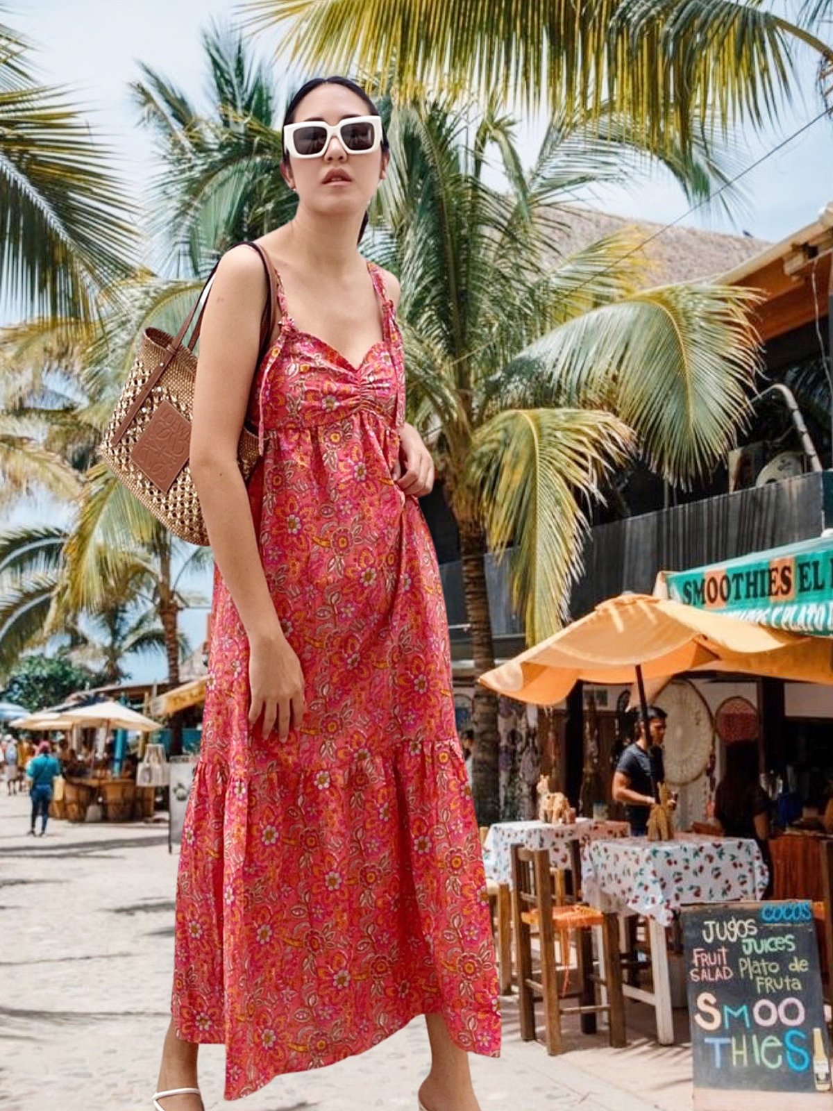 Pomelo on sale maxi dress