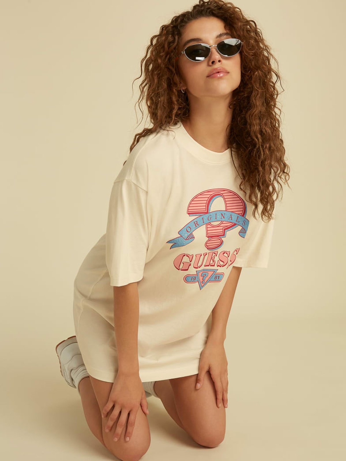 Originals Oversized Tee White Pomelo Fashion