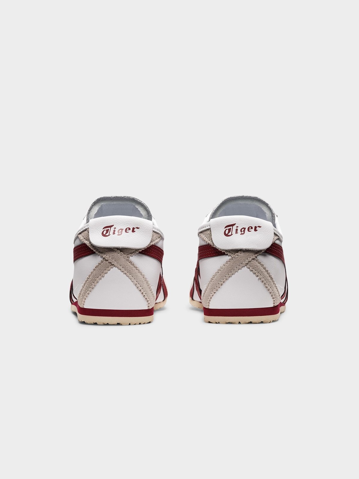 Mexico 66 Sneakers White Burgundy Pomelo Fashion