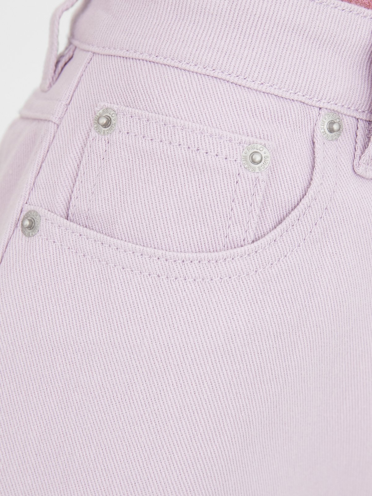 Purple denim shorts womens hotsell