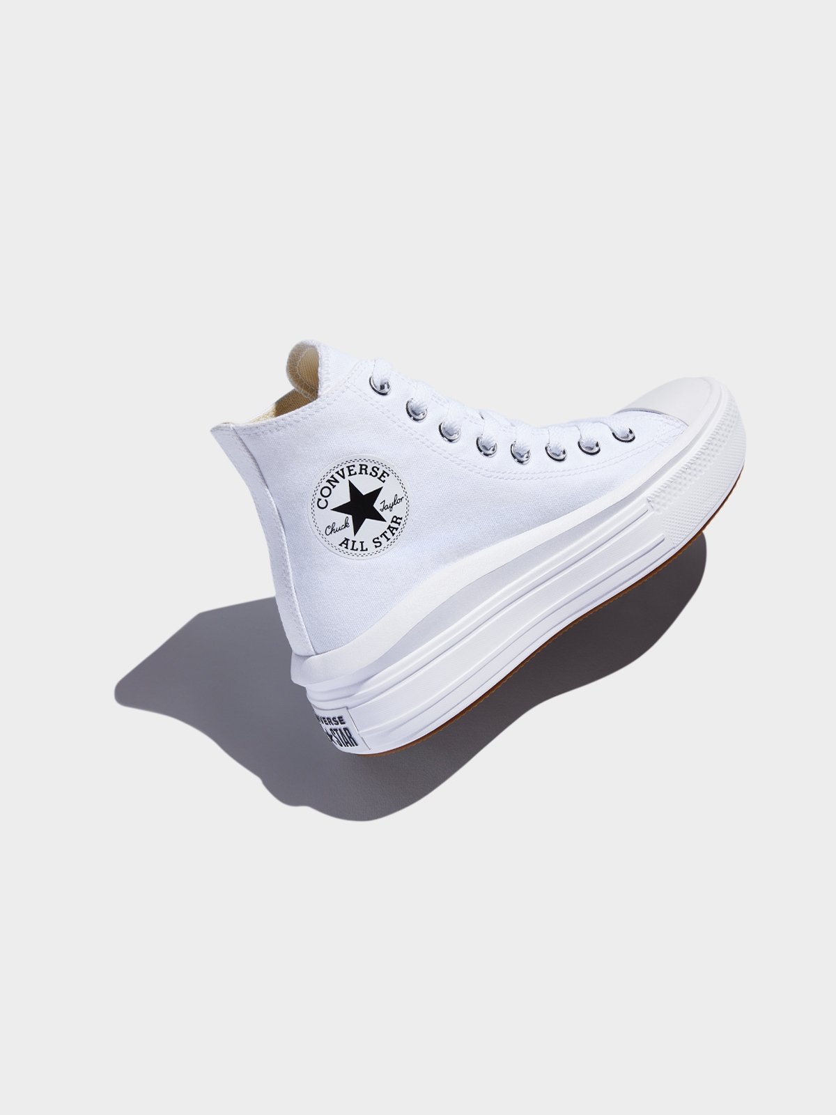 Chuck Taylor All Star Move Hi Sneakers White Pomelo Fashion