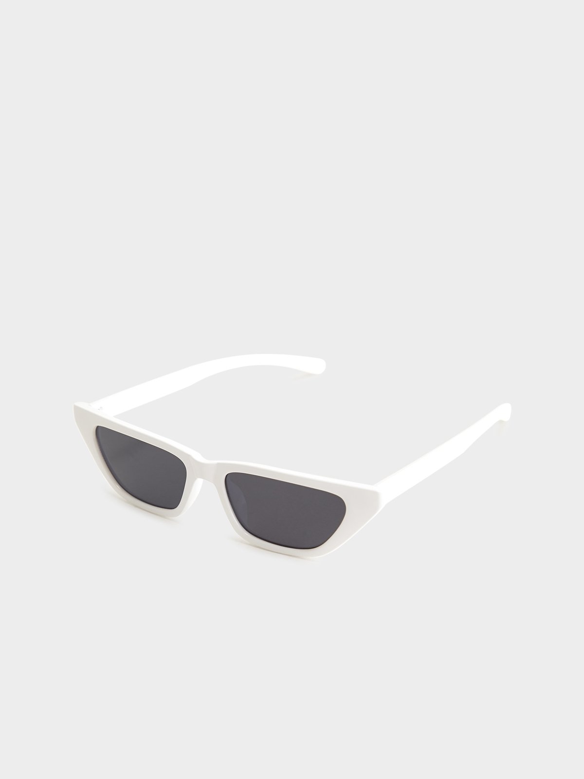 white square cat eye sunglasses