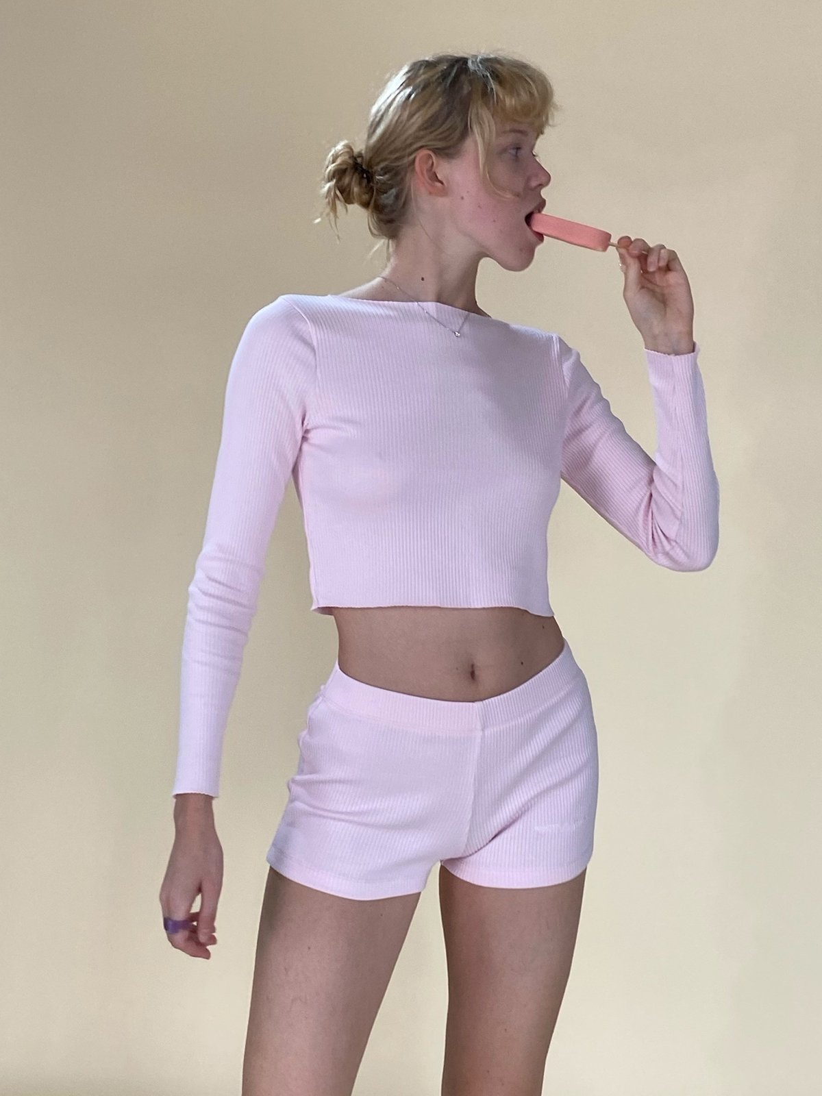 Cotton candy cheap crop top