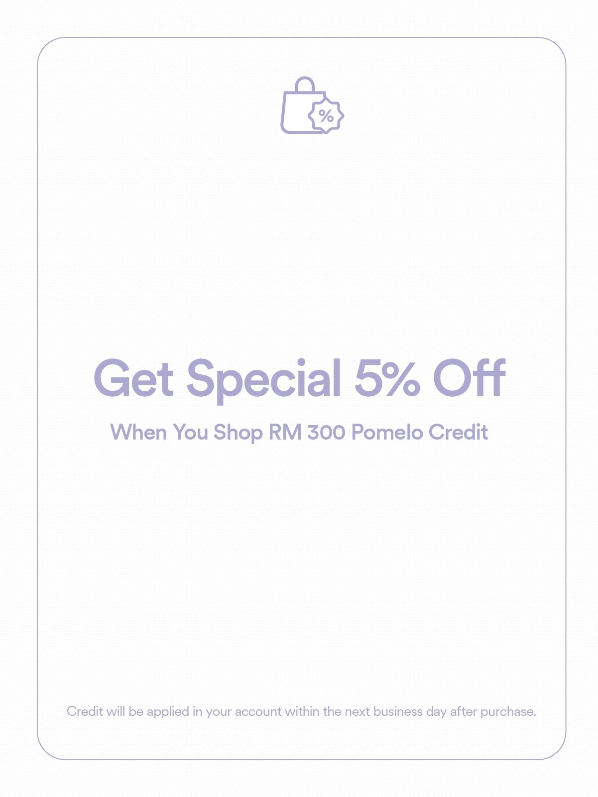 Pomelo Credit Package Tier 1 Pomelo Fashion