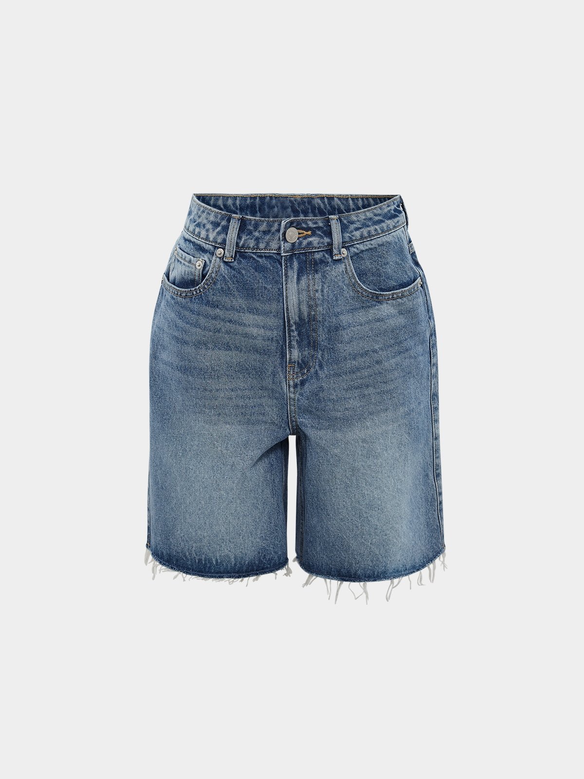 blue jean shorts