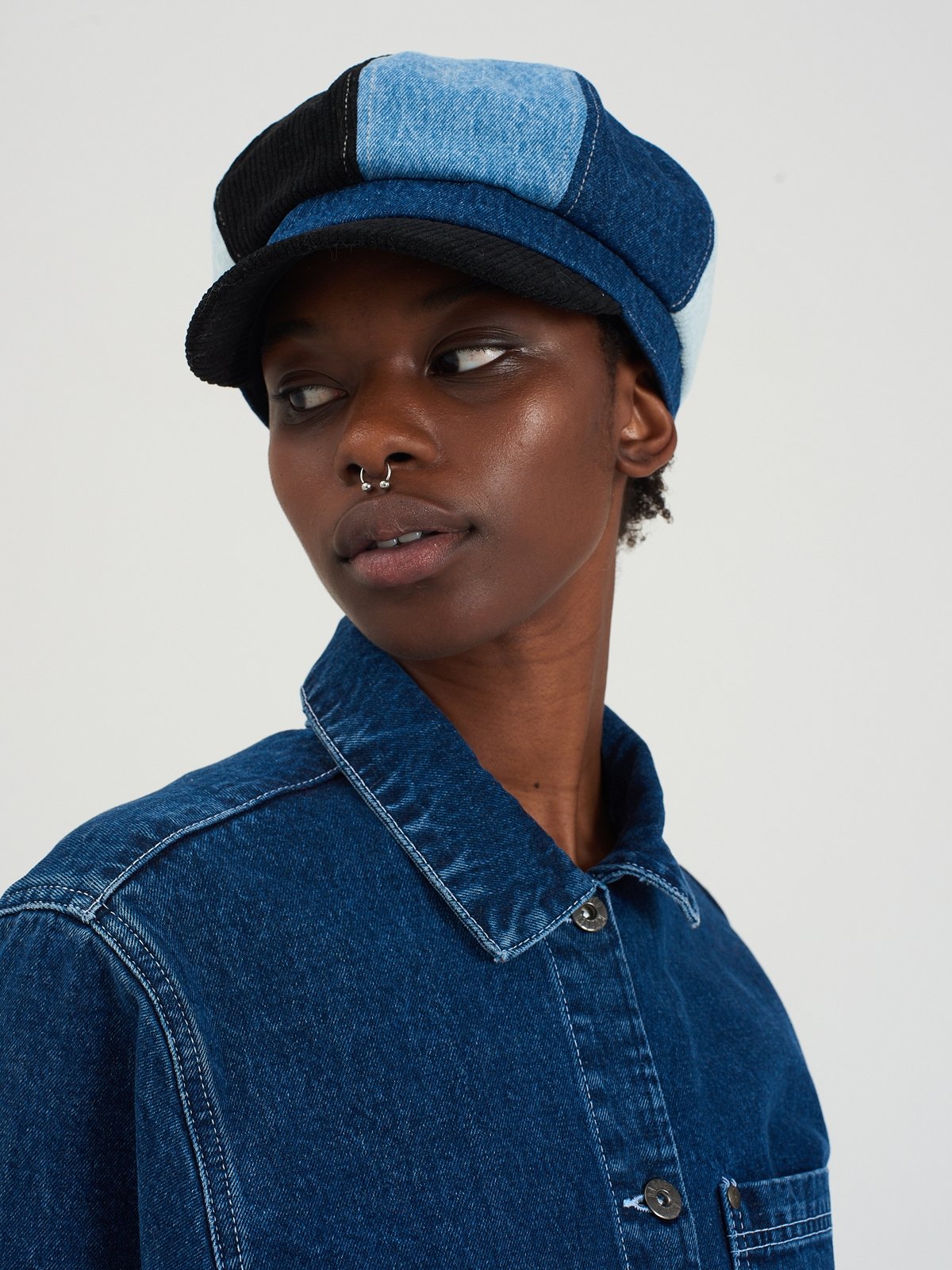 Denim baker shop boy hat