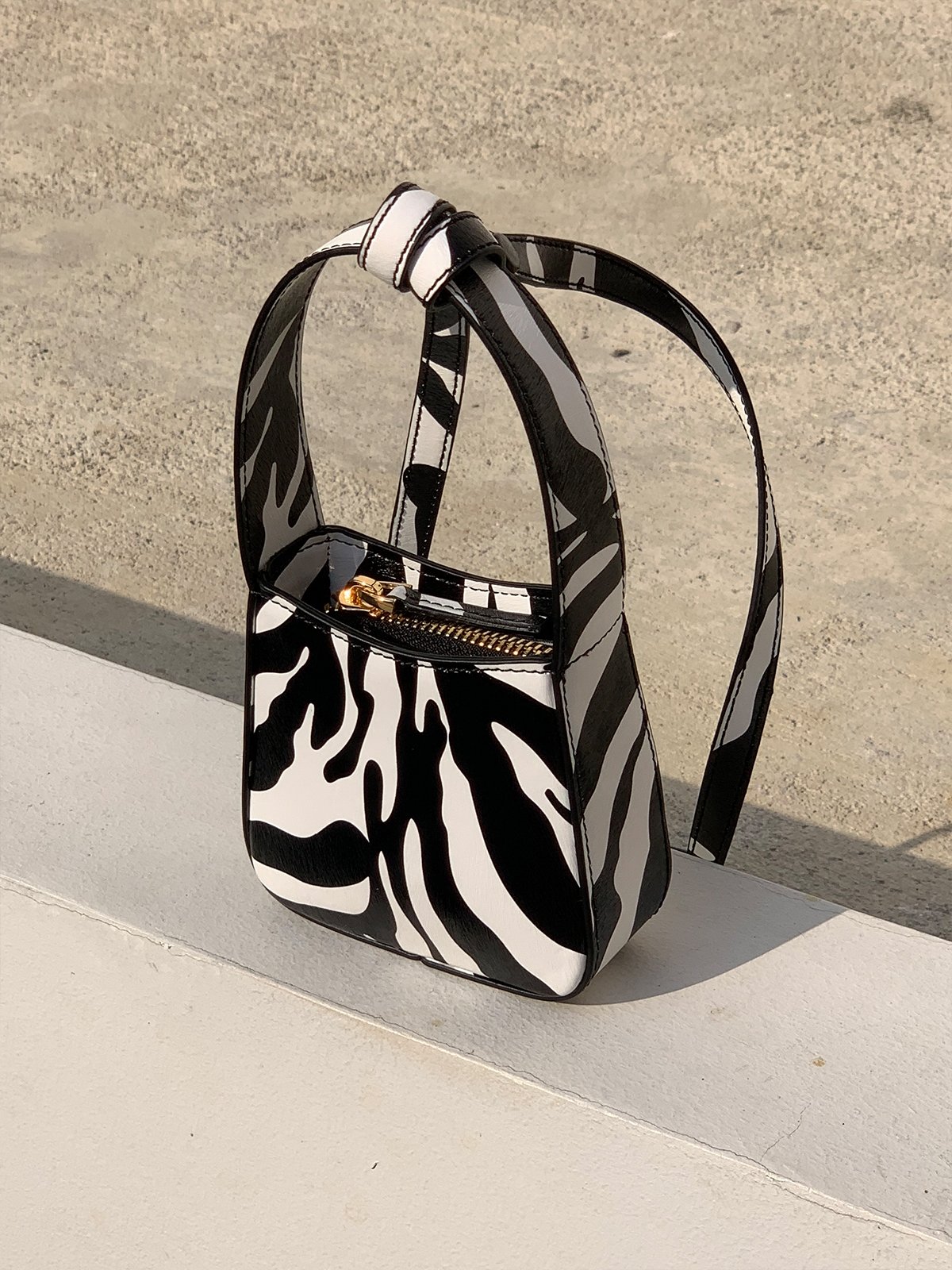 Baby Demi Hand Bag Zebra Pomelo Fashion