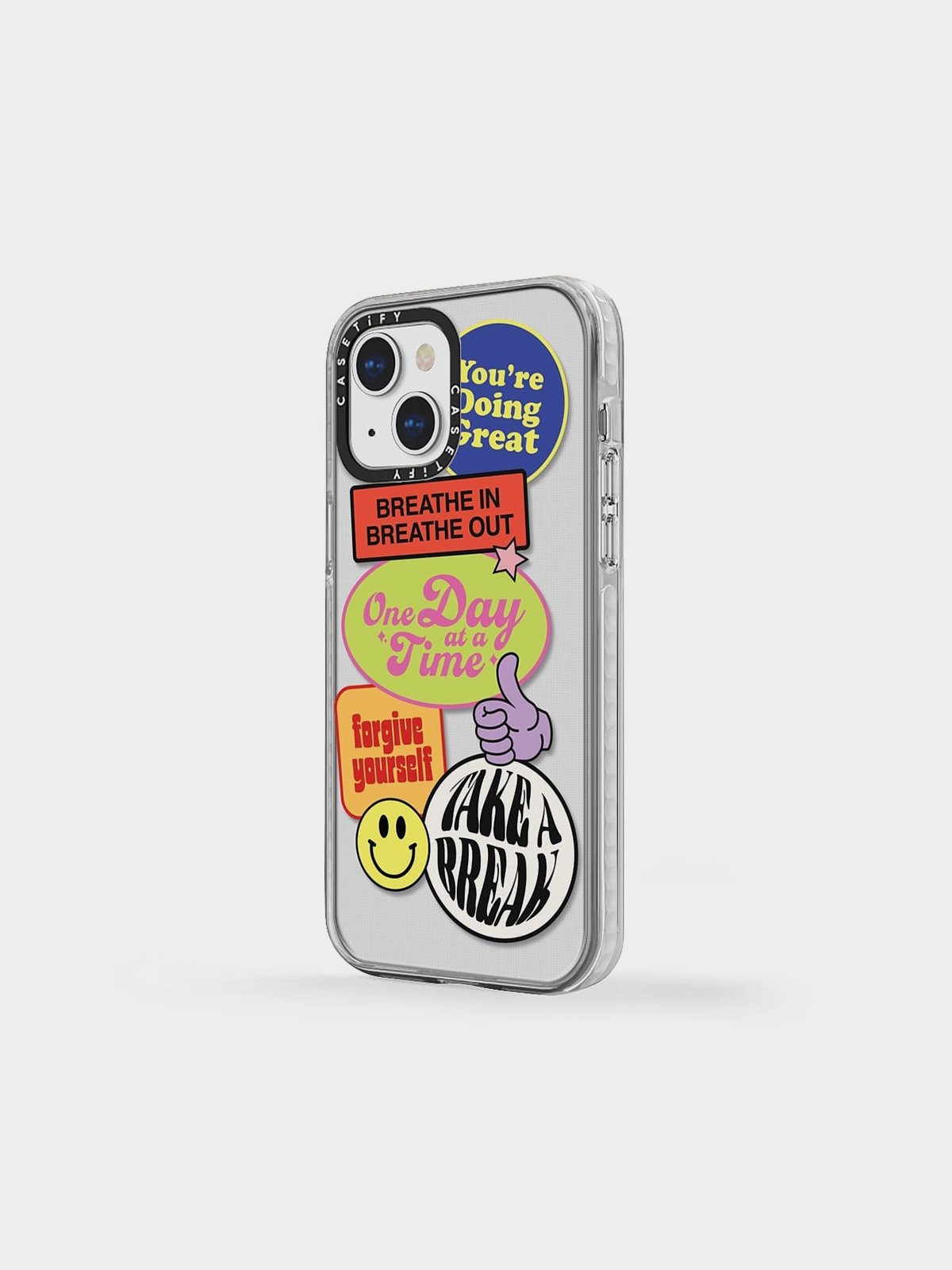 Doing Great Impact iPhone 13 Case Quotes By Christie Multi Color Pomelo Fashion