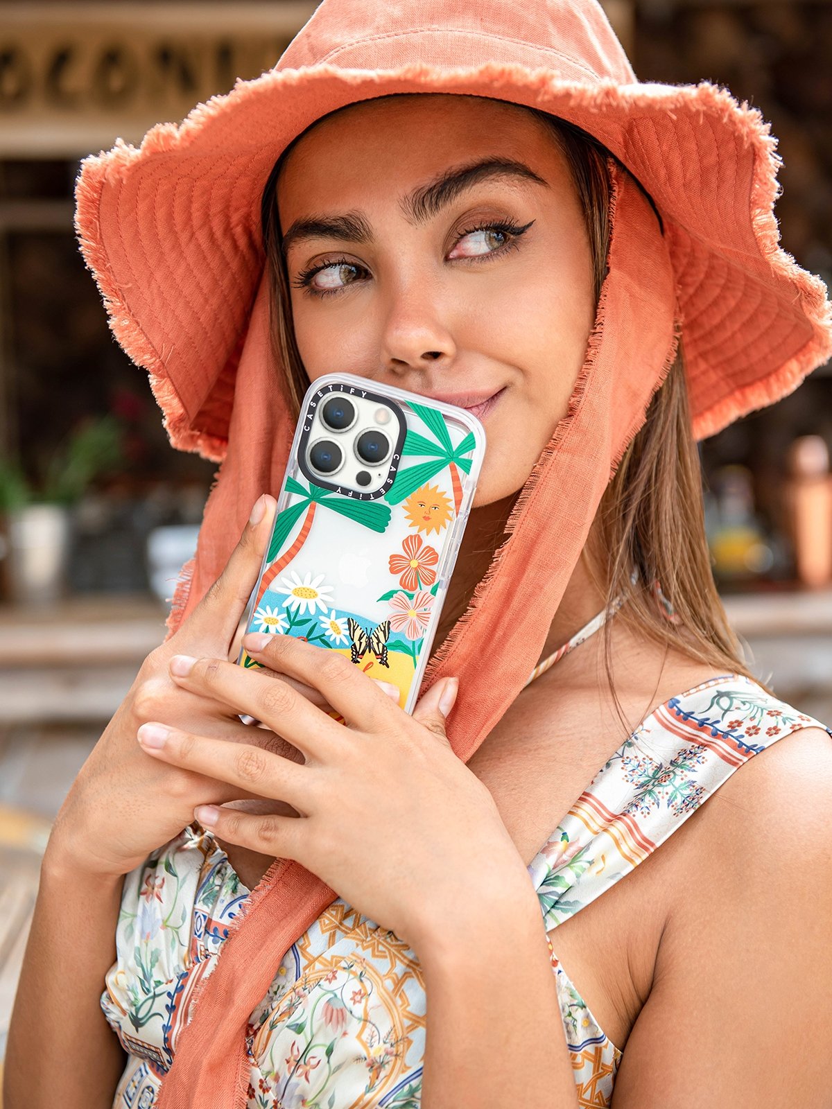 เคส iPhone 13 Pro รุ่น Greetings from Paradise สีคละ Pomelo Fashion