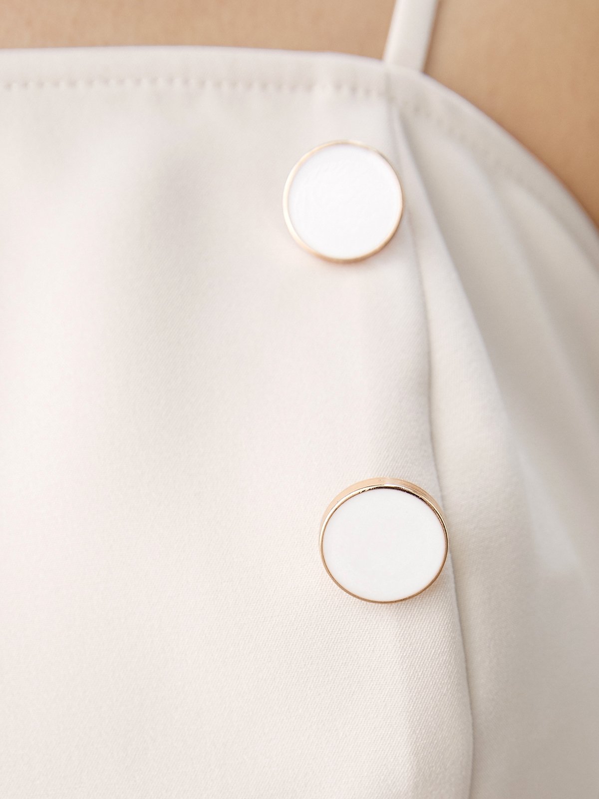 Whistles nina button linen dress store