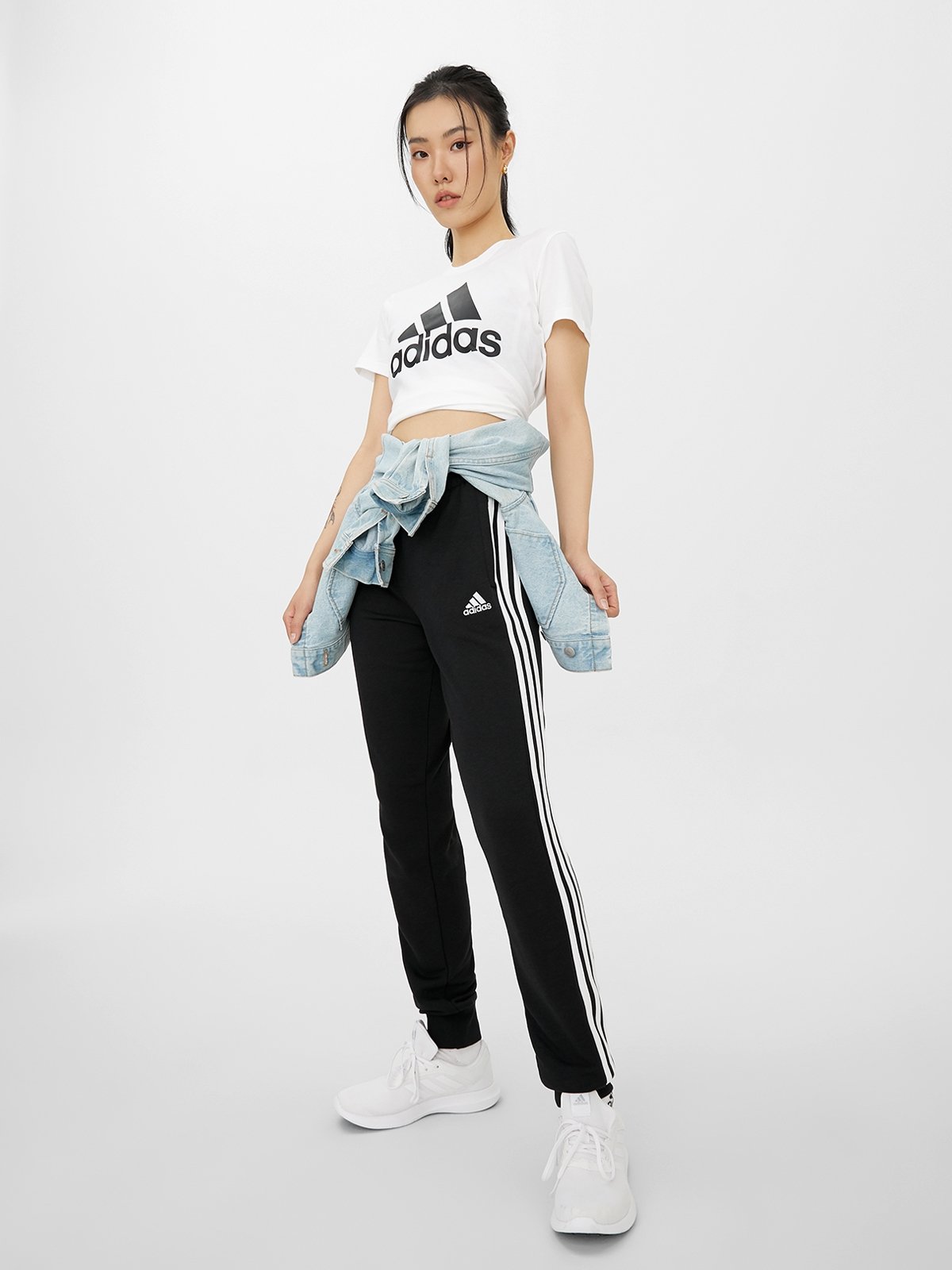 Adidas 3 stripes trousers hotsell