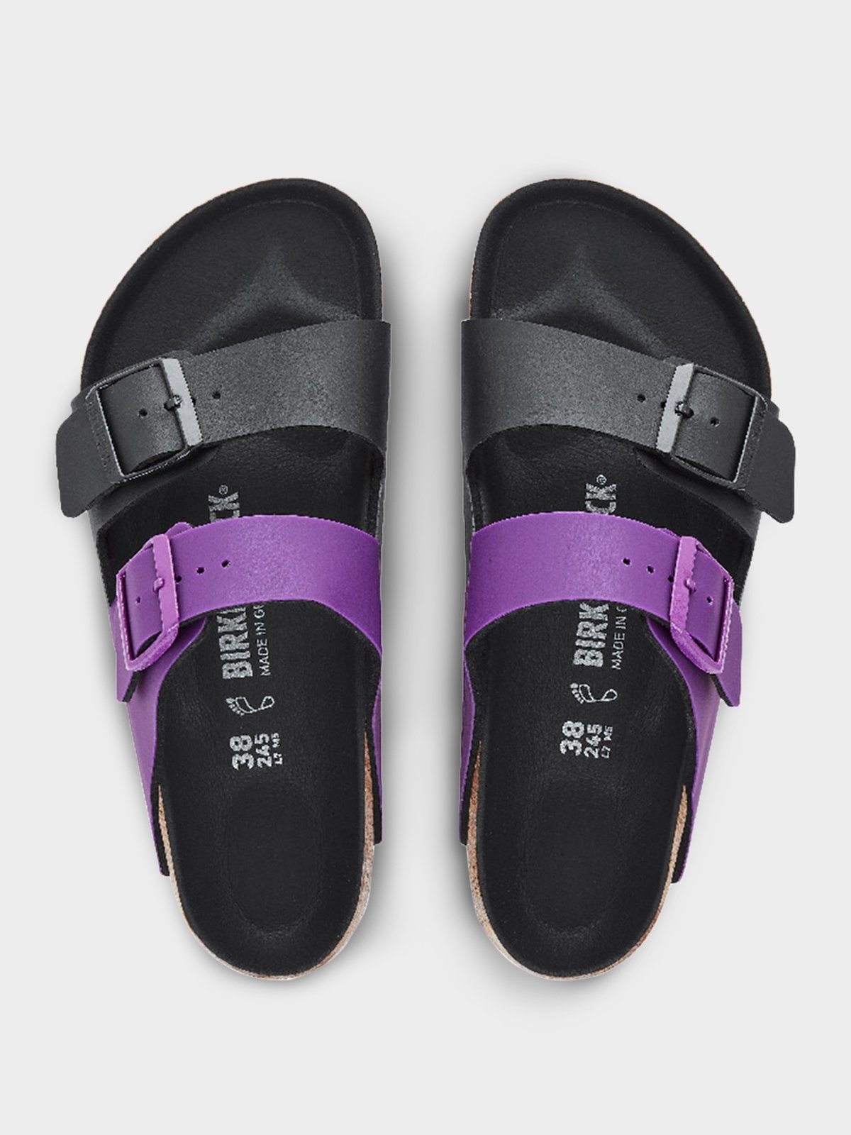 Arizona Split Sandals Icy Bright Violet Pomelo Fashion