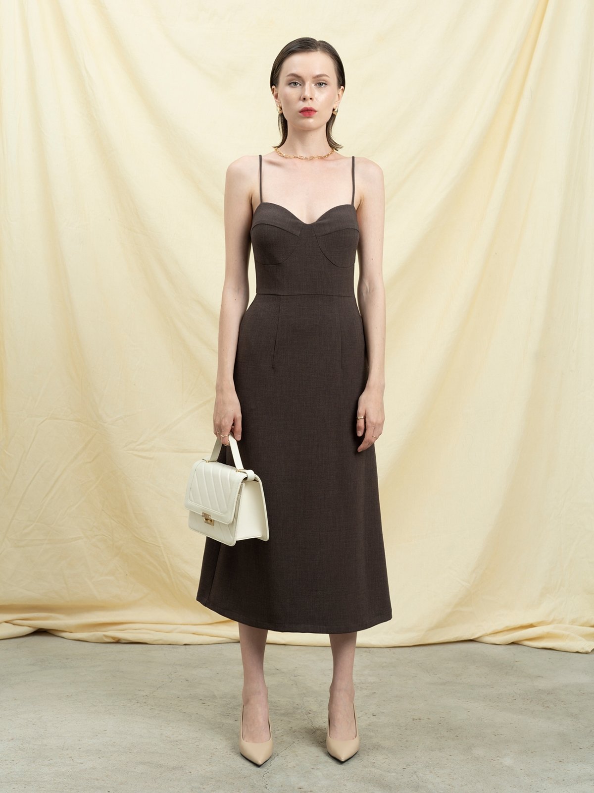 chocolate cocktail dresses