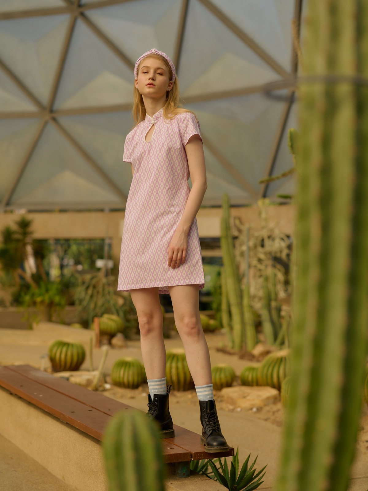 Yaya Mini Dress Purple Pomelo Fashion