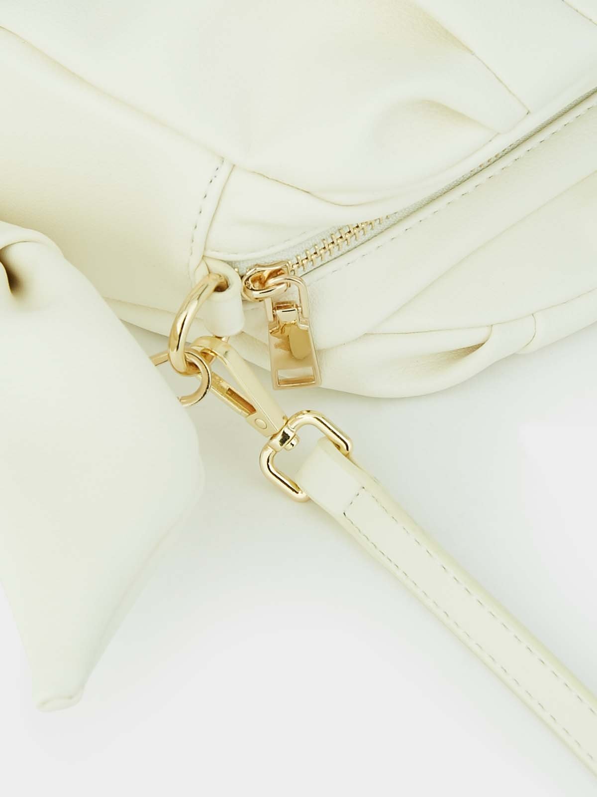 White cross shoulder discount bag