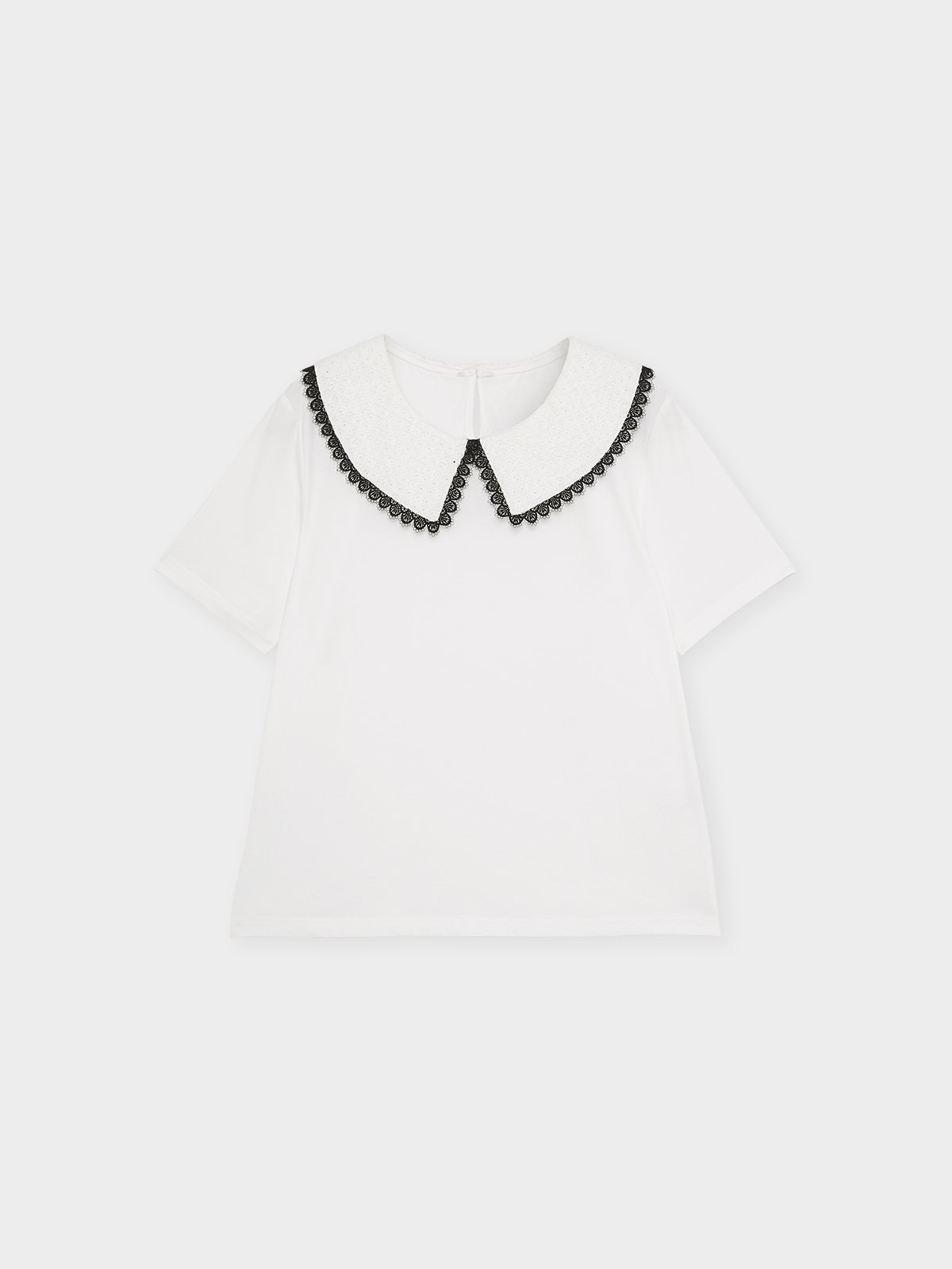 Peter pan collar t shirt 2025