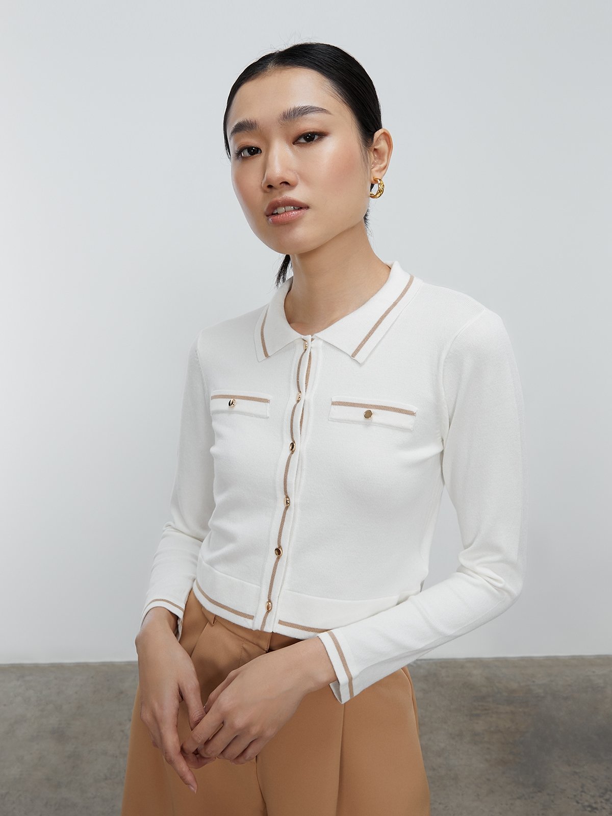 White on sale half cardigan