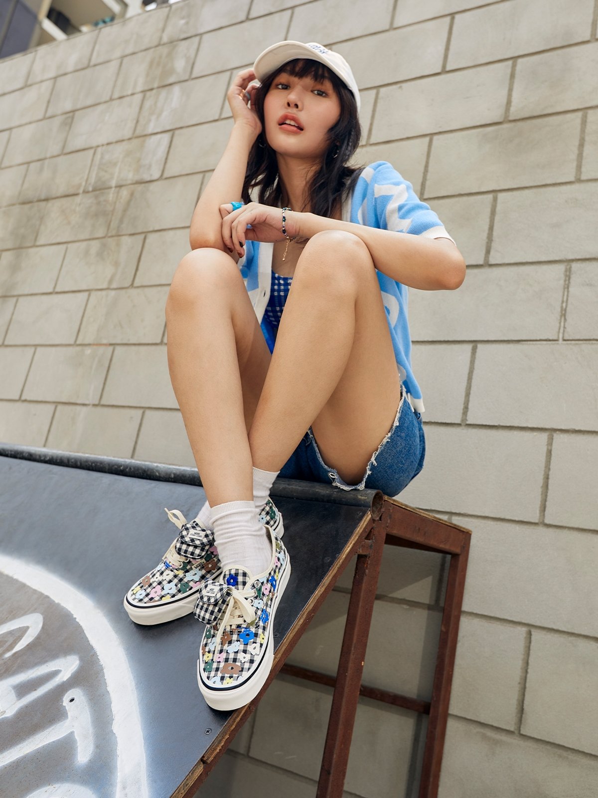 Gingham outlet authentic vans