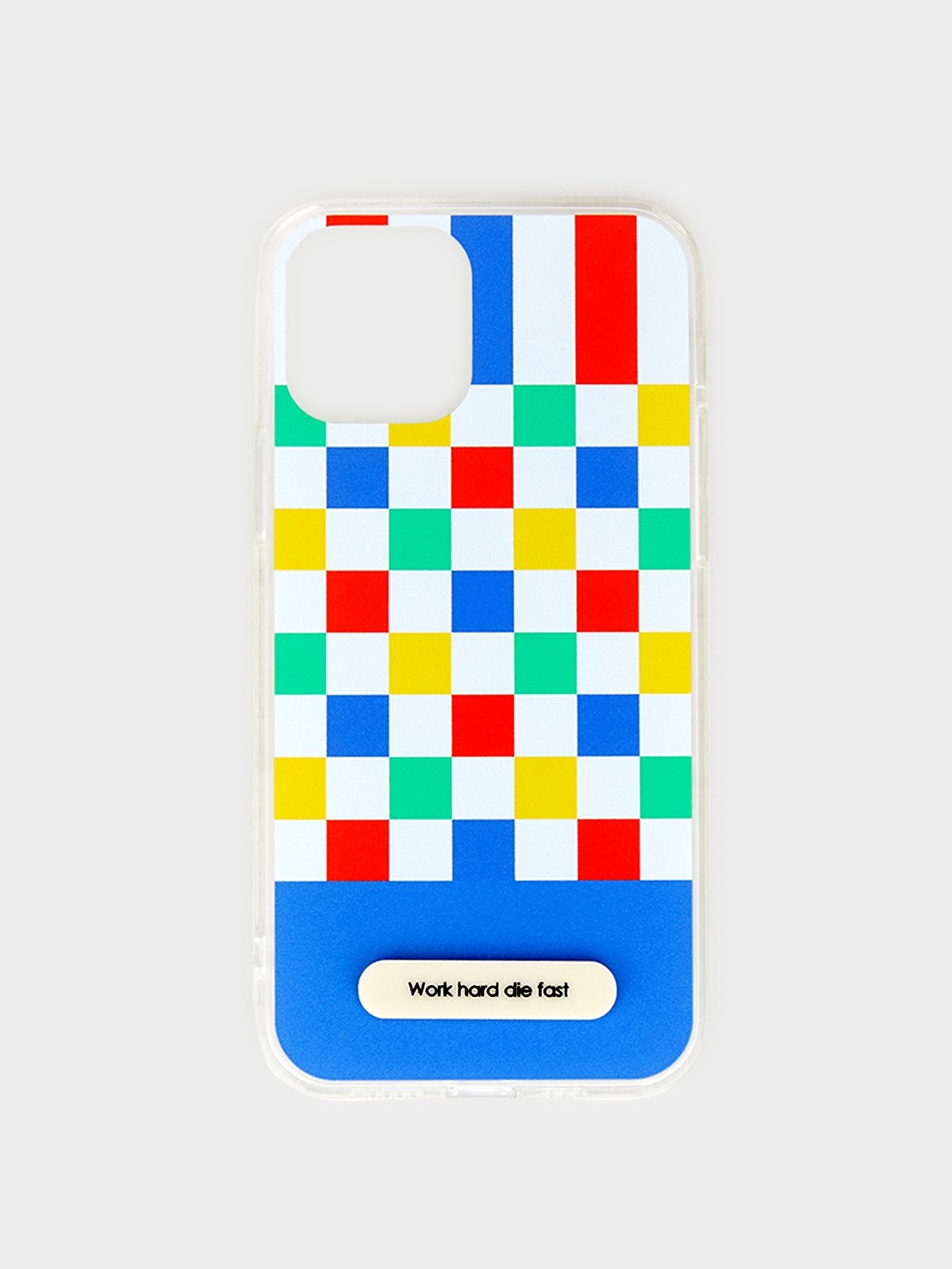 Work Hard Die Fast Phone Case For IPhone 13 Collection Red Blue