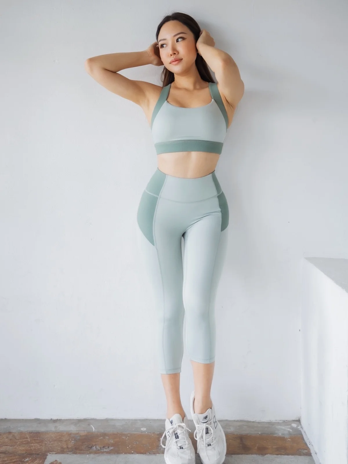5/7 Capris - Sage Green