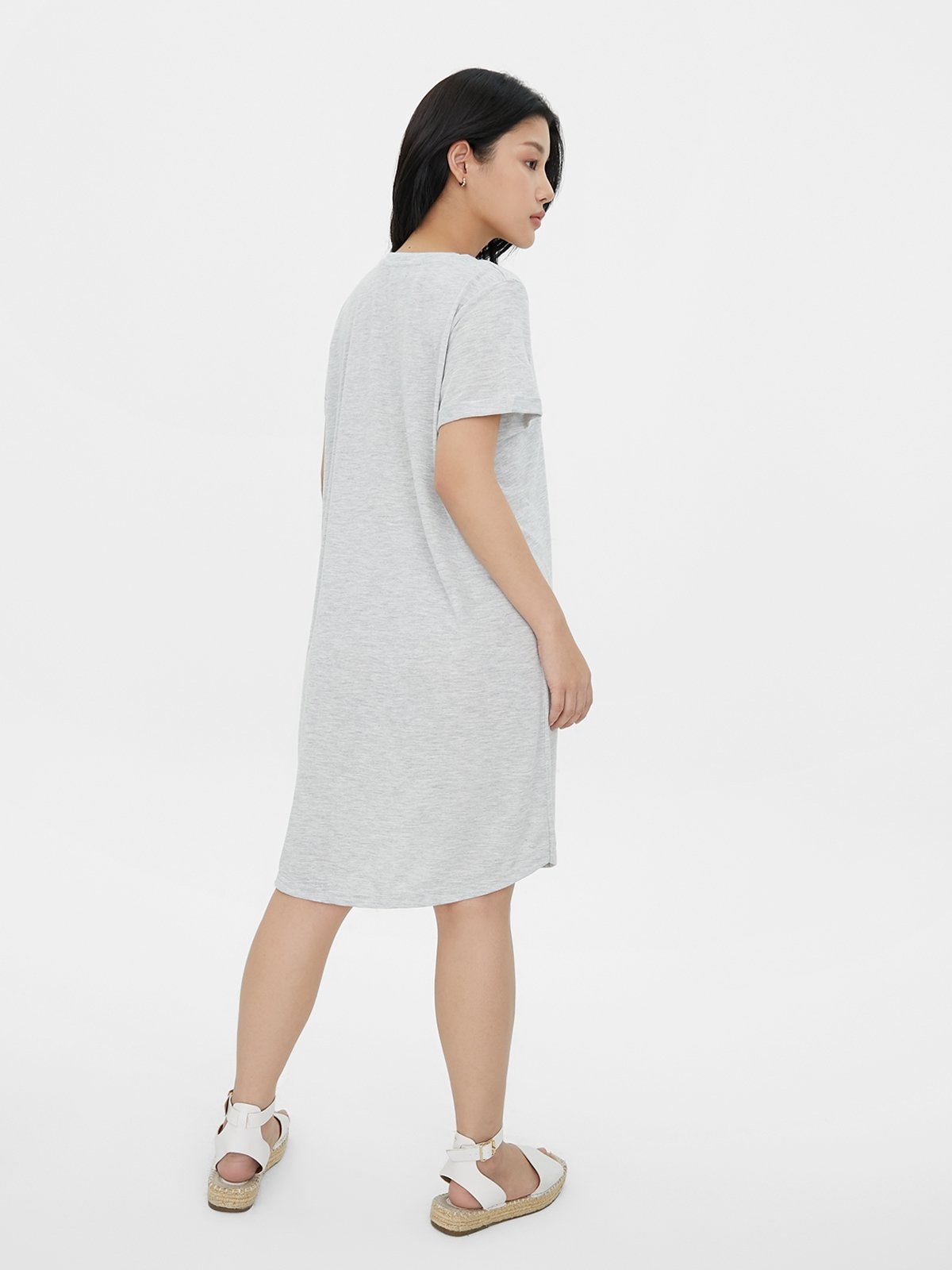 Grey t shirt on sale dress