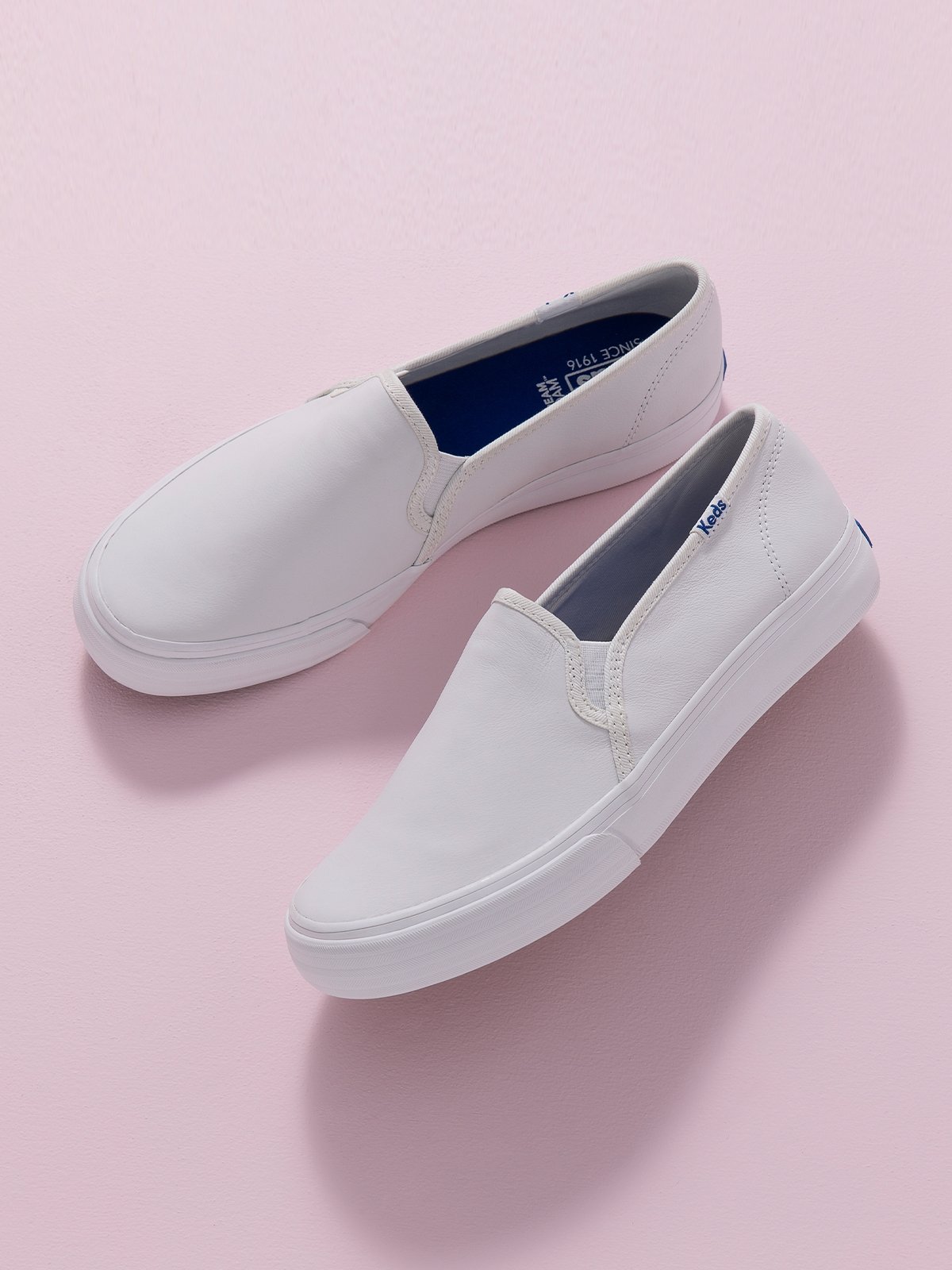 Double Decker Leather White Pomelo Fashion