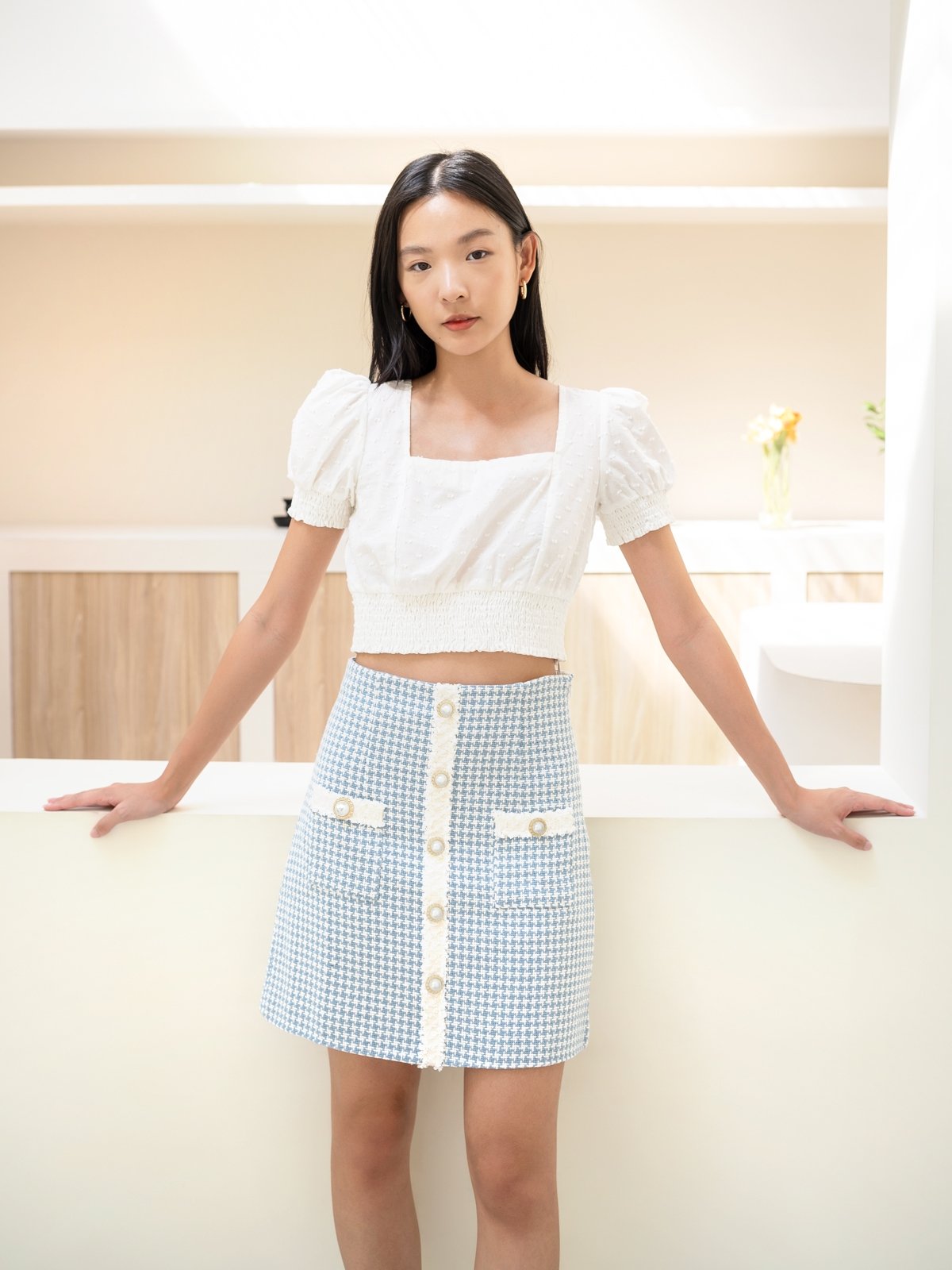 Tweed skirt hotsell