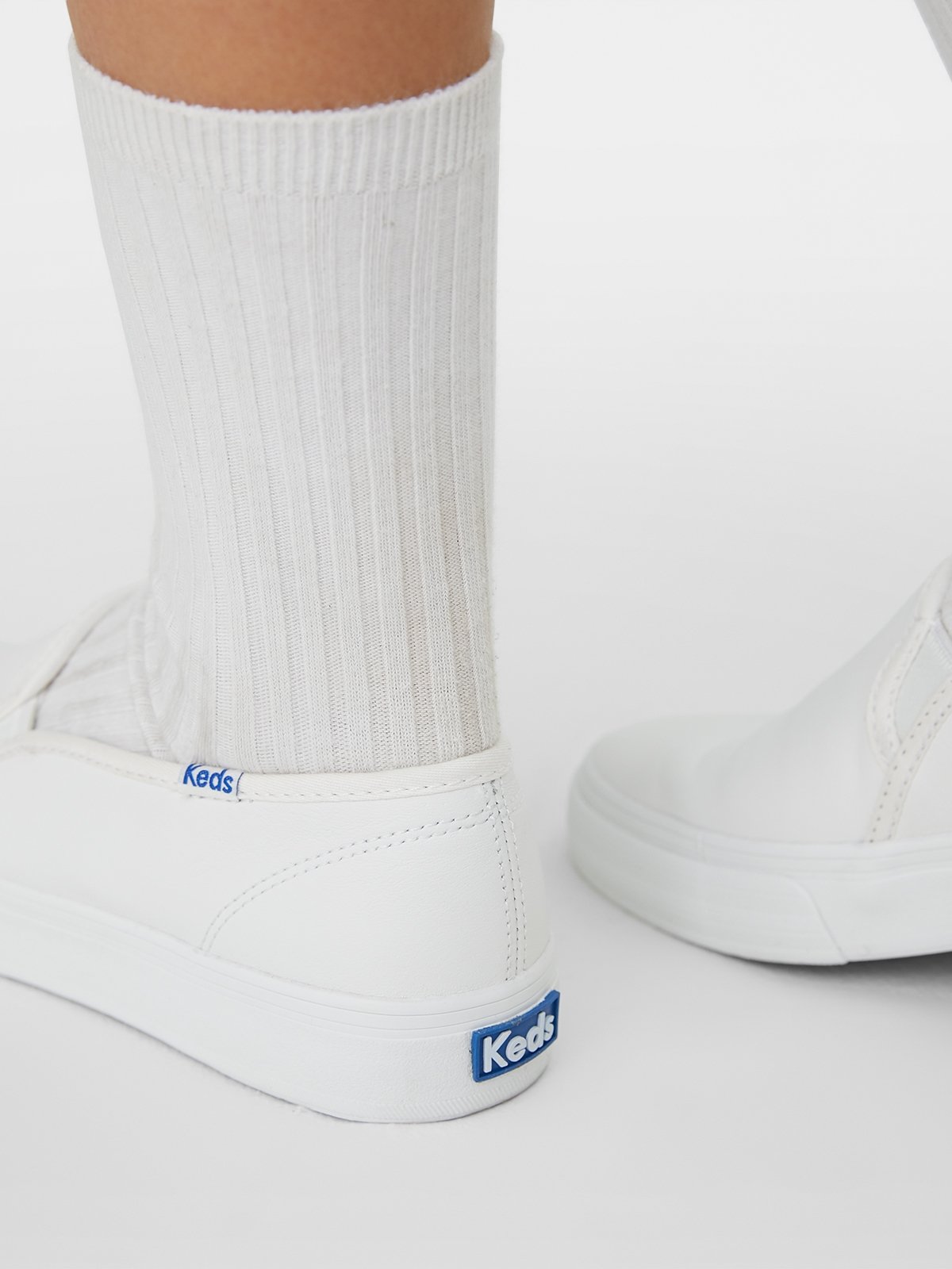 Plain white deals keds