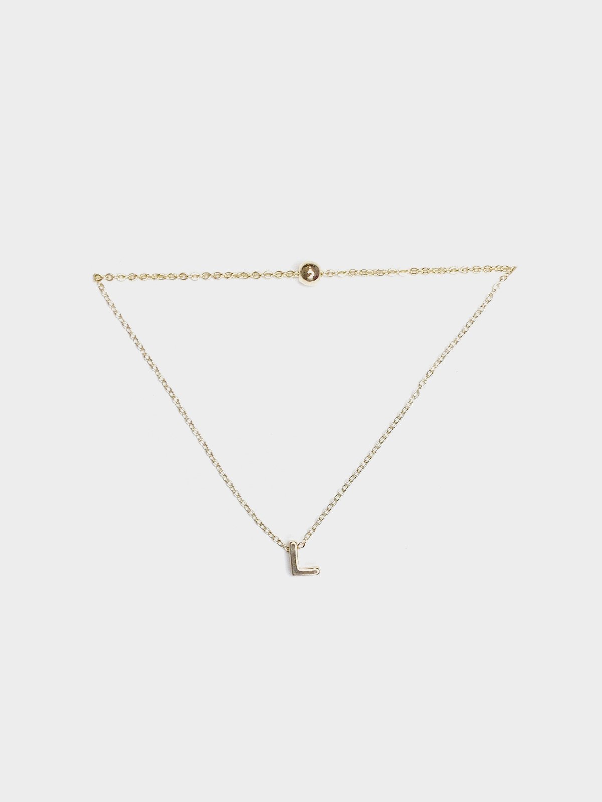 Letter necklace near me top