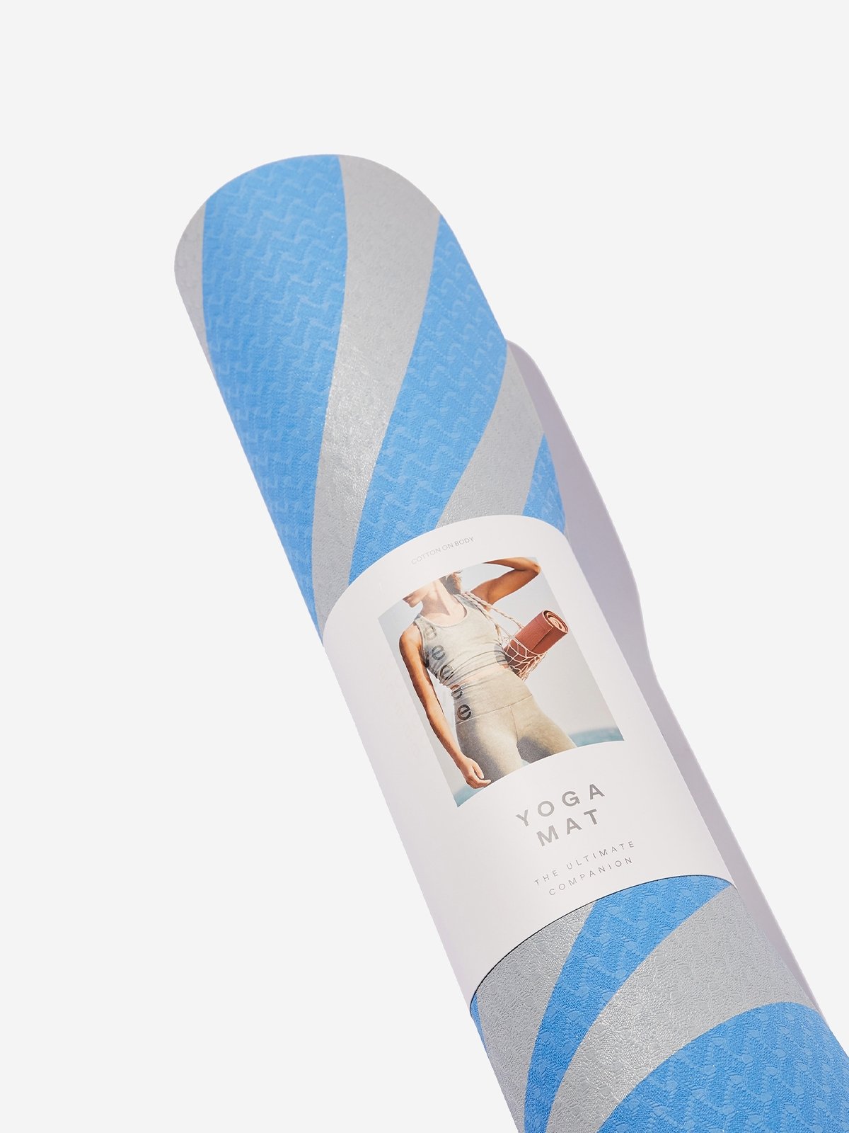 Printed Yoga Mat FLOWER WAVE Pomelo Fashion