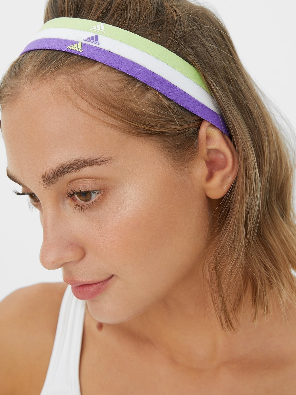 Purple adidas headband new arrivals