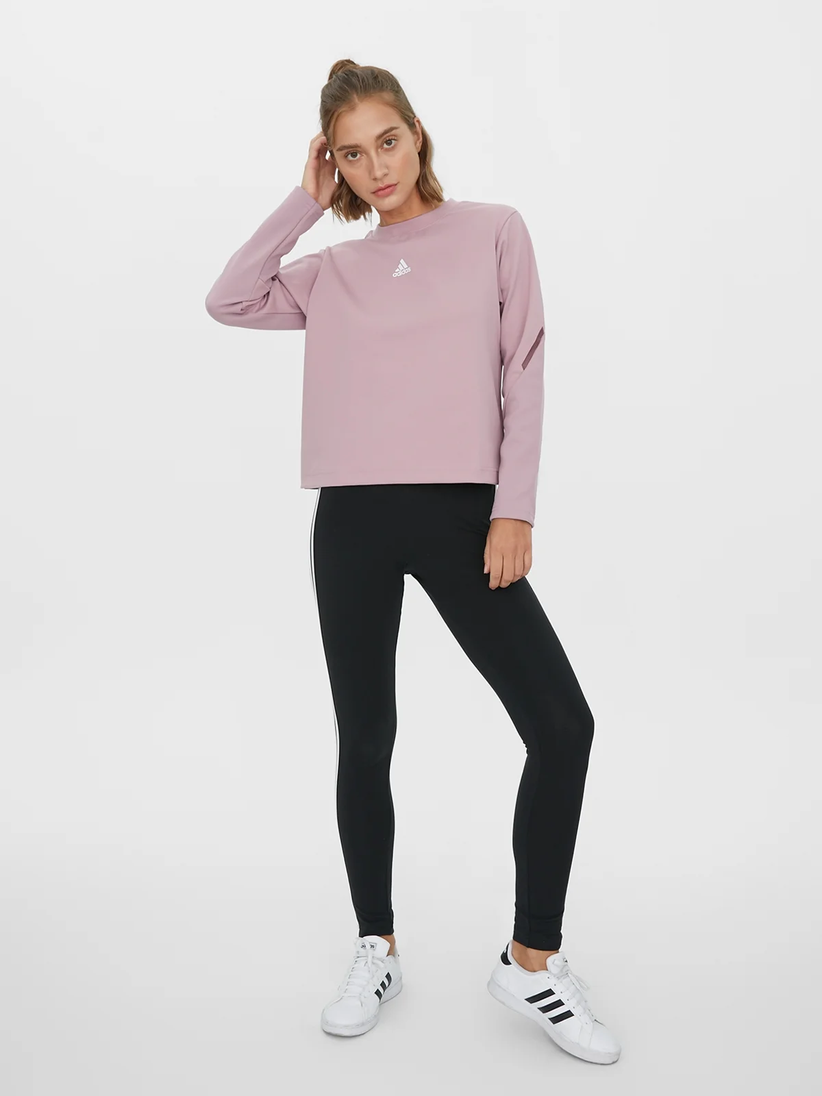 Material Mix Sweatshirt - Magmau