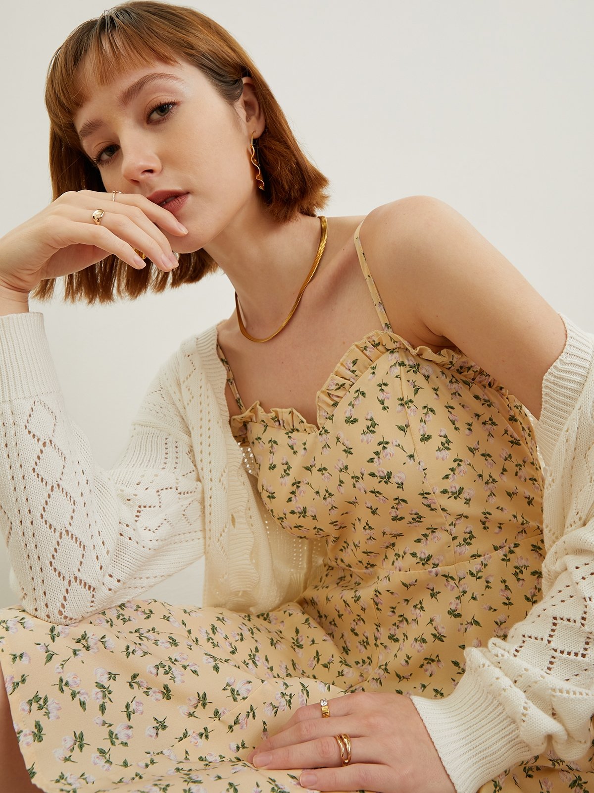 Floral cami sale mini dress