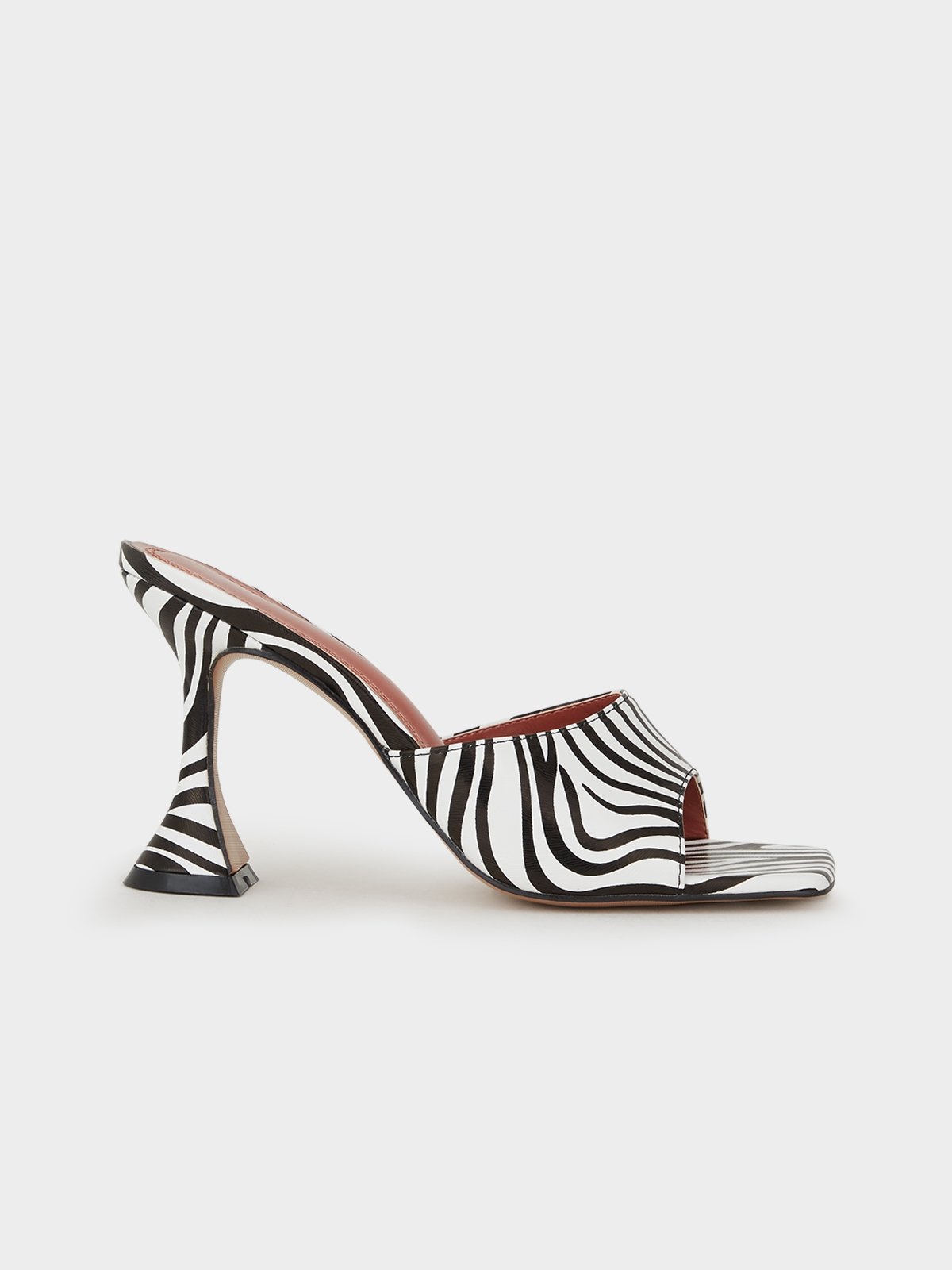 Zebra shoes heels best sale