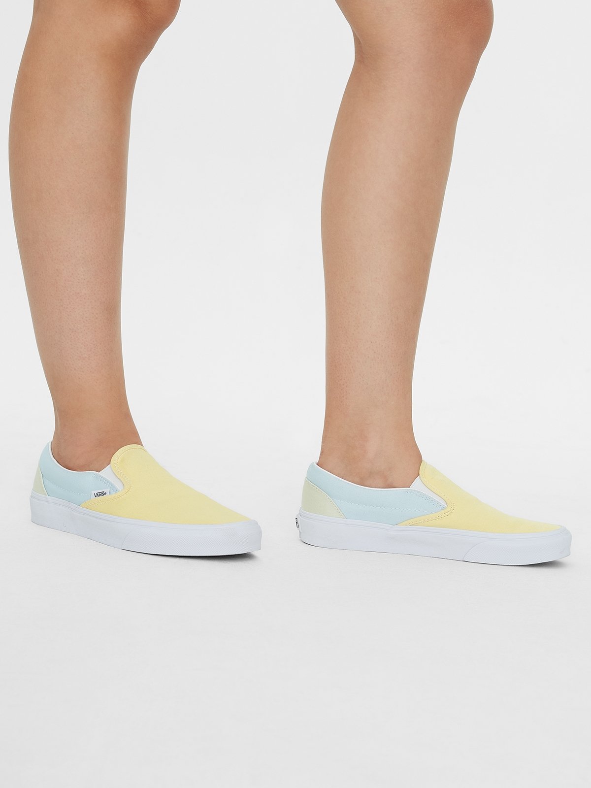 Classic Slip On Pastel Block Multi True White