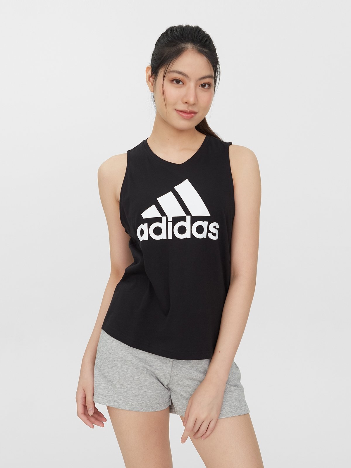 Adidas boxy hotsell logo tank