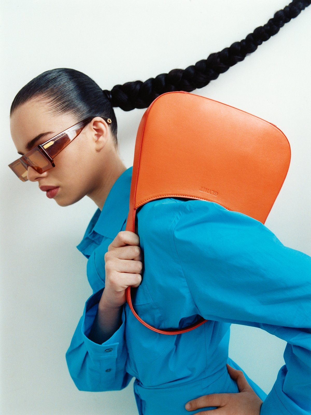 Lexi Bag - Solid Orange - Pomelo Fashion
