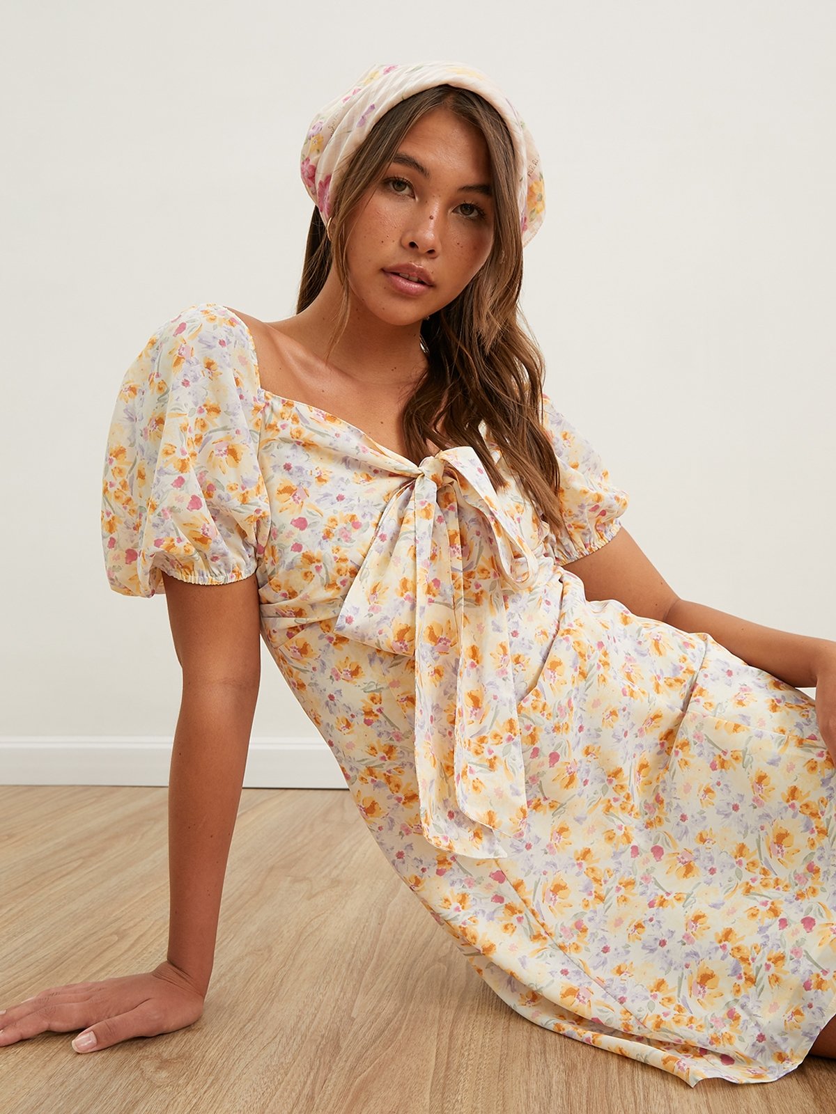 Pomelo floral shop dress