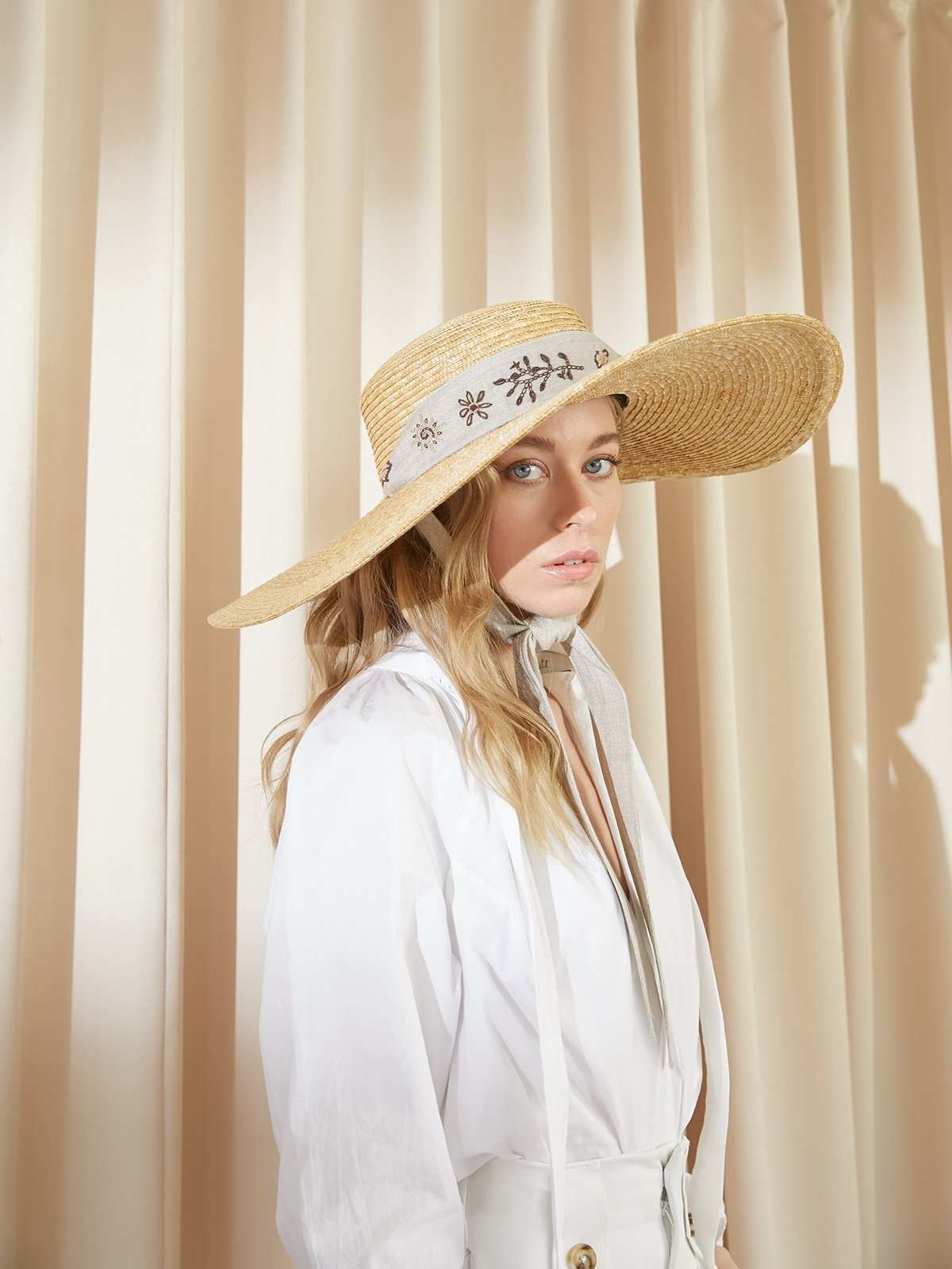 Hat beige sales